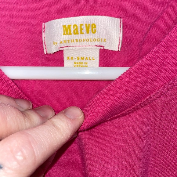 Women’s XXS Anthropologie (Maeve) Pink Sweatshirt - Picture 5 of 6